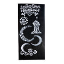 Henna Stencil Sheets - Small Size