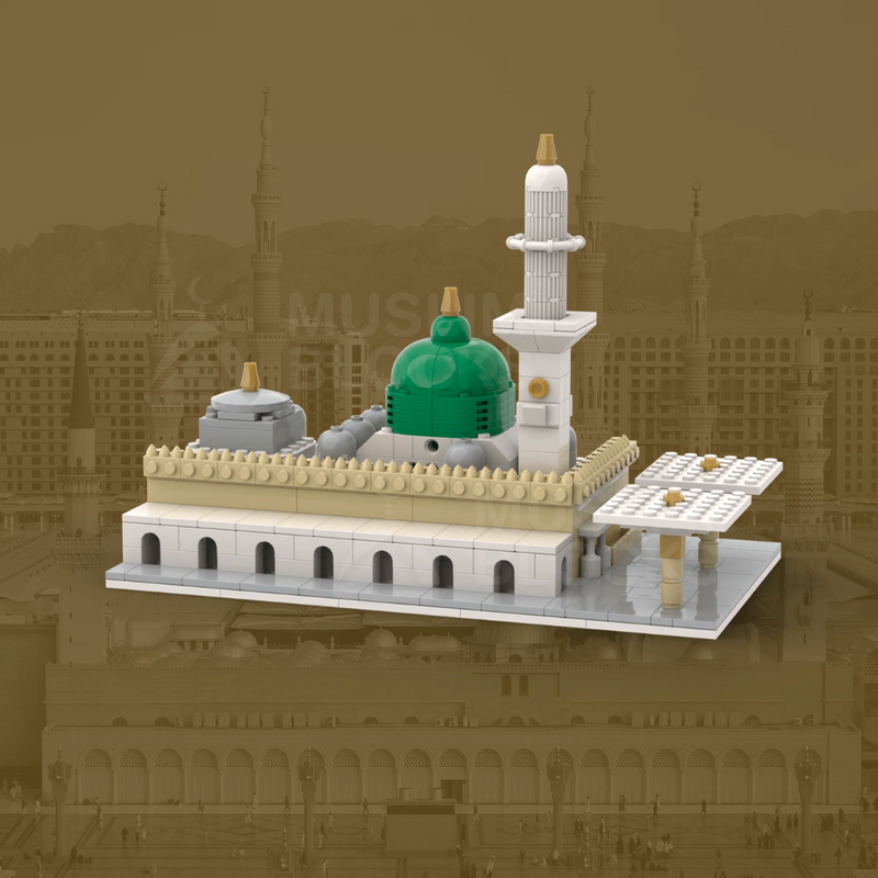 Masjid An Nabawi Lego- Islamic Building Blocks Set of the Prophet's Mosque| Muslim Blocks