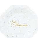 Eid Mubarak Paper Plates 18cm