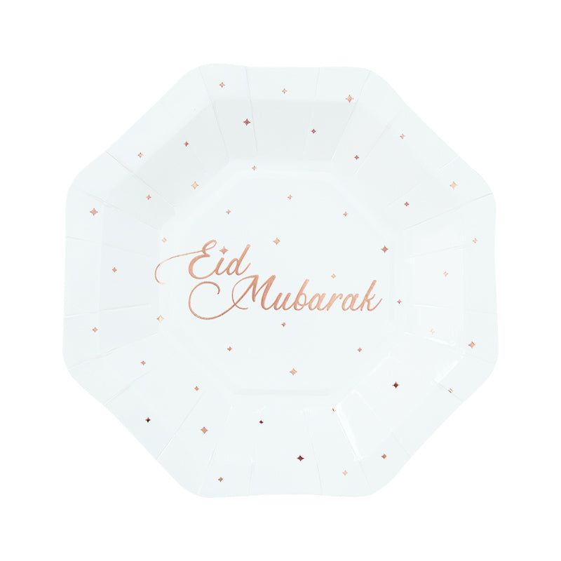 EID MUBARAK PLATES - Rose Gold
