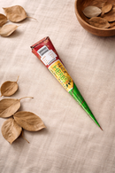 Black Herbs Ark Veda Henna Cones – 1 Box (12 Cones) Natural Maroon Henna