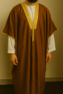 Imaam’s Over-Garment – Gold Embroidered Traditional Wear for Men | 3 Colours | FREE SIZE