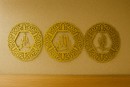Round Home Deco Calligraphy – Set of 3 (Subhan Allah, Alhamdulillah, Allahu Akbar)