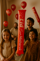 Eid Mubarak Balloon Sticks | 10 Pack | Reusable Party Decorations for Eid Celebrations