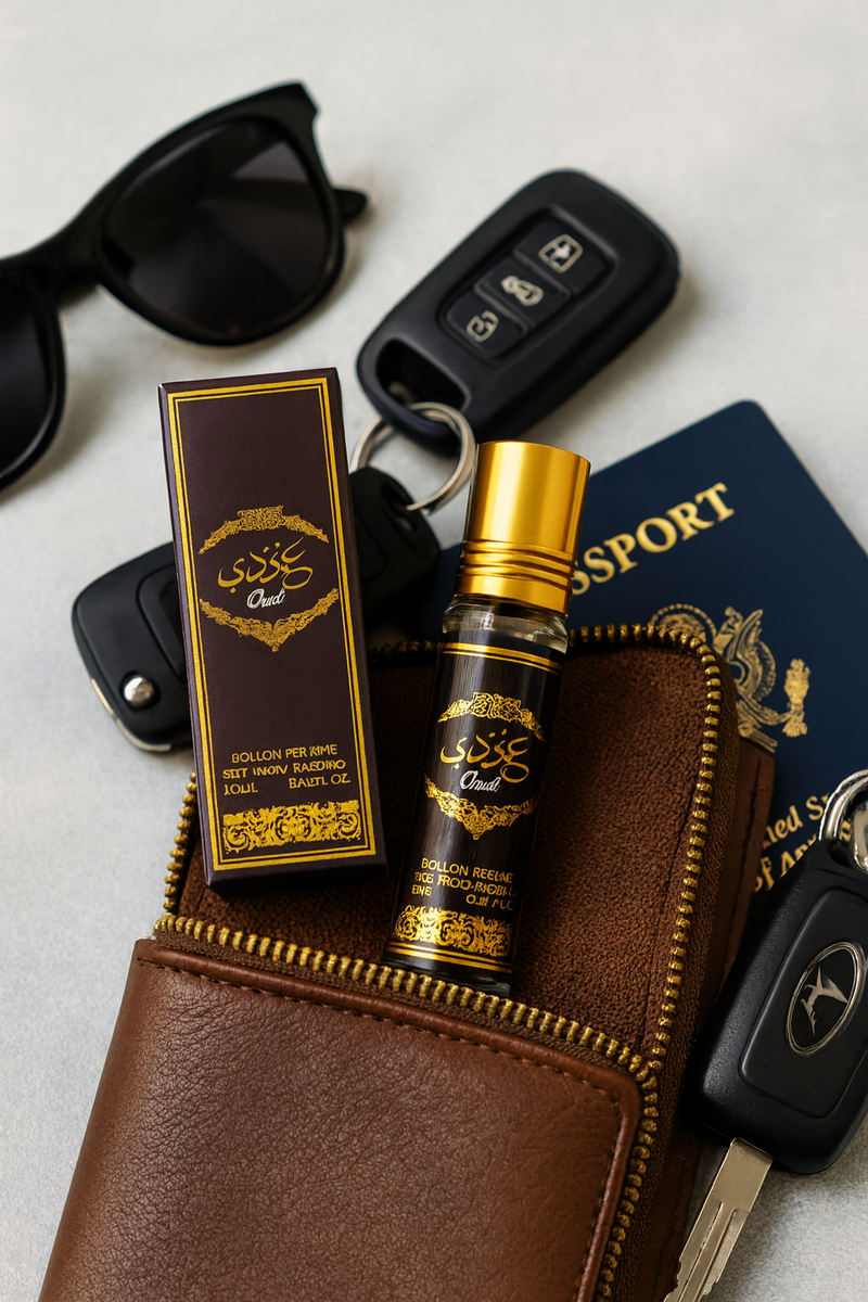 Oudi Attar Oil by Ard Al Zaafaran | 10ml Alcohol-Free Roll-On | Long-Lasting Oud & Floral Fragrance