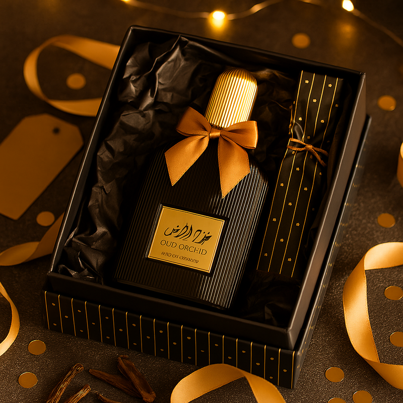 Oud Orchid Black Perfume for Women | 100ml Eau de Parfum | Suroori | Oriental Woody Fragrance