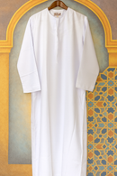 Classic Omani and Emirati Khaleej | Men's White Thobe