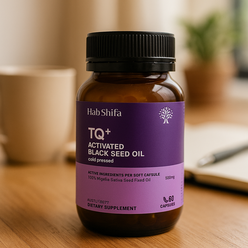 Hab Shifa Black Seed Capsules | 60 Liquid Vege-Caps | Immune Support Supplement