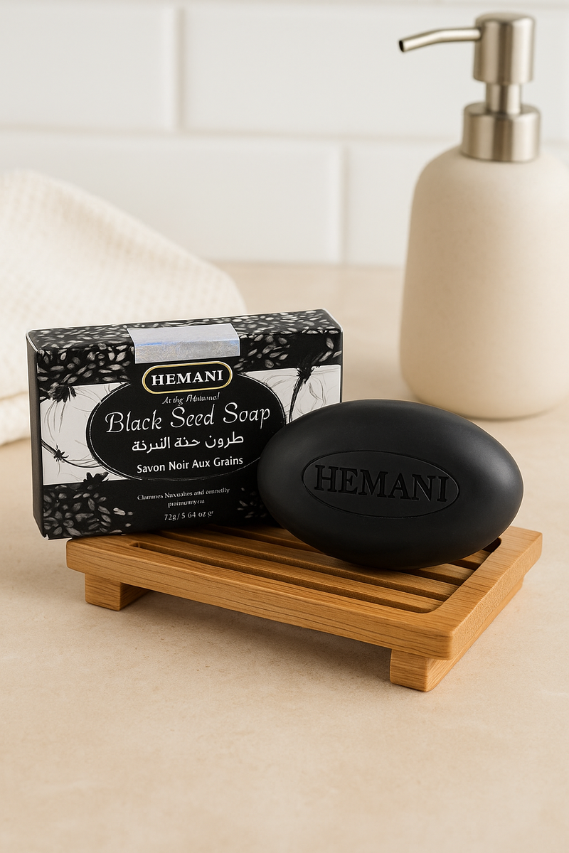 Hemani Blackseed Soap | 75g | Natural Halal Herbal Soap for Healthy &amp; Clear Skin