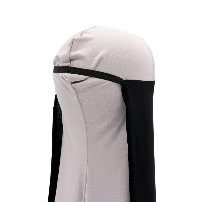 Elastic Single Layer Full Long Niqab Hijab Burqa Islamic Face Cover Veil-Burqa