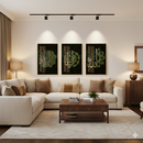 Three Piece Wall frame | Kalimah | Black and Green