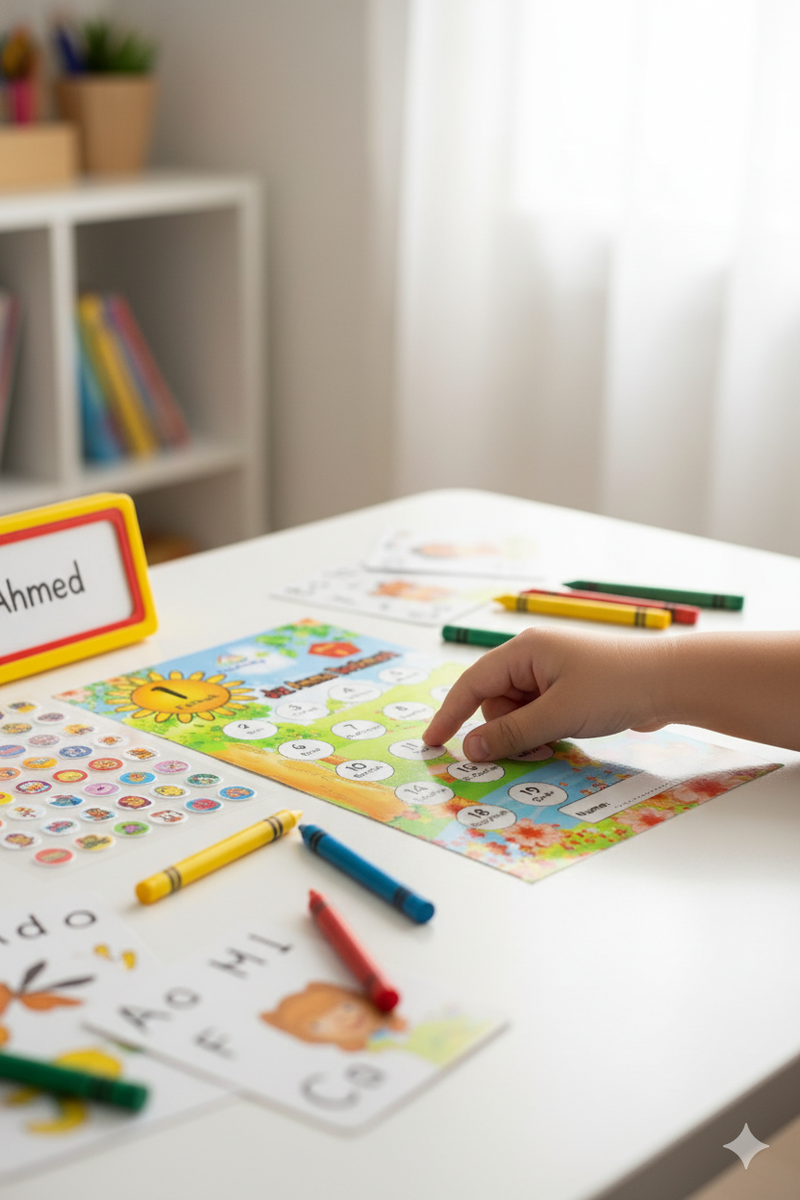 Juz Amma Bookmark & Stickers – Islamic Memorisation Tracker for Kids