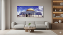 Dome of the Rock & Al Aqsa Mosque Canvas – Large Panoramic Wall Art
