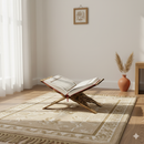 Premium Wooden Qur'an Stand – Handcrafted Folding Rehal for Books