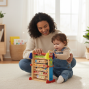 Arabic Alphabet Abacus Learning Toy – Wooden Educational Islamic Toy for Kids
