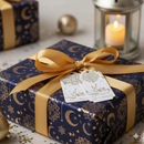 Eid Mubarak Gift Tags – Elegant Gold & White Festive Hanging Labels