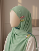 Hijab Safety Pins – Crystal Clear Mixed Color Pack (x10)