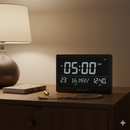 AL FAJR Digital Azan Wall Clock CJ-17 | Large LCD | Multiple Athan Sounds