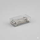 Small Hijab Pins – Durable Stainless Steel Scarf Pins (Black, White & Mixed Colours)