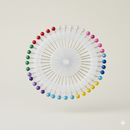 Hijab Safety Pins – Mixed Colours 200pcs | Stainless Steel Muslim Hijab Scarf Pins