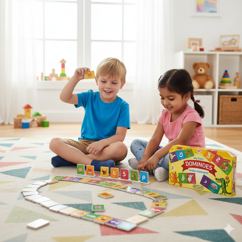 My First Dominoes – Arabic Alphabet Learning Game