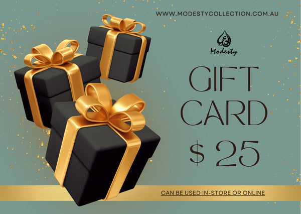 Modesty Collection Gift Card | Gift for Every Occasion
