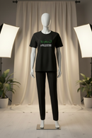 'Palestine' Print Tshirt | Green Print with Calligraphy