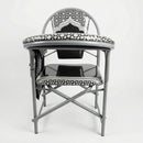 Namaz Prayer Chair with Adjustable Sujood Support – Elderly Salah Chair – Iron Frame