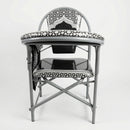 Namaz Prayer Chair with Adjustable Sujood Support – Elderly Salah Chair – Iron Frame