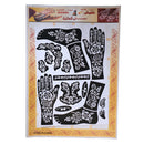 Henna Stencil Sheets for Hand and Foot- Extra Large