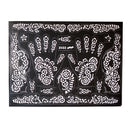 Henna Stencil Sheets - Large Size