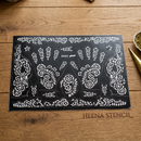 Henna Stencil Sheets - Large Size
