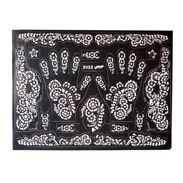 Henna Stencil Sheets - Large Size