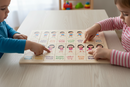 Kids Toy Puzzle – Arabic & English Emotions & Actions Learning Board