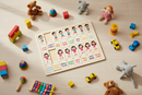 Kids Toy Puzzle – Arabic & English Emotions & Actions Learning Board