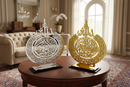 Round Home Deco Calligraphy – Ayatul Kursi (29 × 23 cm)