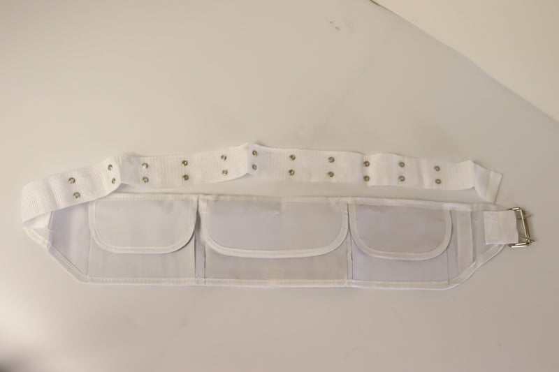 Hajj & Umrah Money Belt – White Travel Waist Pouch with Secure Pockets