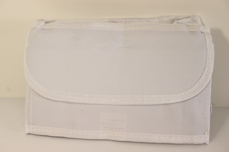 Hajj & Umrah Money Belt – White Travel Waist Pouch with Secure Pockets