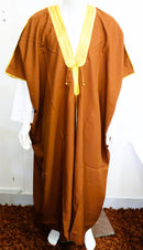 Imaam’s Over-Garment – Gold Embroidered Traditional Wear for Men | 3 Colours | FREE SIZE