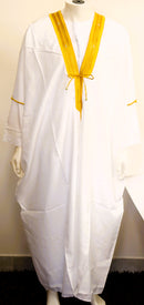 Imaam’s Over-Garment – Gold Embroidered Traditional Wear for Men | 3 Colours | FREE SIZE