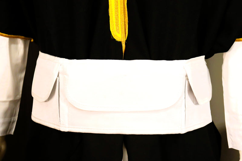 Hajj & Umrah Money Belt – White Travel Waist Pouch with Secure Pockets