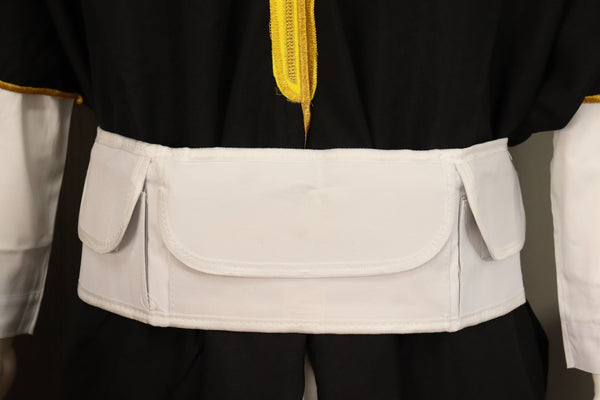 Hajj & Umrah Money Belt – White Travel Waist Pouch with Secure Pockets