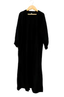 Girls One Button Abaya | Kid's Clothing | Available In WHITE & BLACK