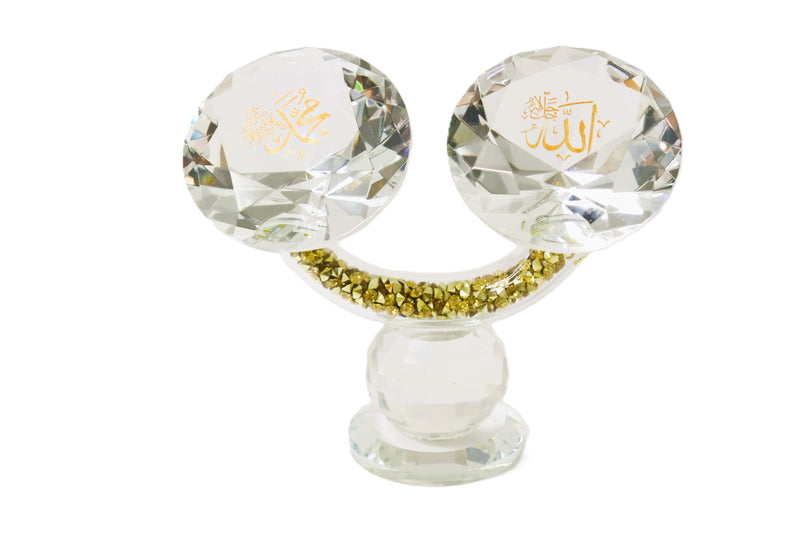 Crystal Allah Muhammad Table Top decoration  (HDC04)