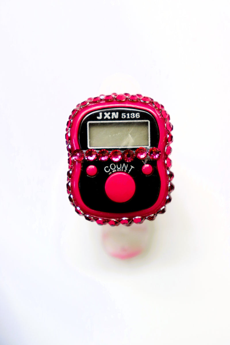 Finger Counter with LED and Bling - 4 Different Colours
