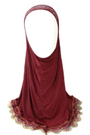 Hijab with Patterns & Designs | 10 Colours | MEDIUM (AH-1M)