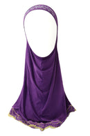 Hijab with Patterns & Designs | 10 Colours | MEDIUM (AH-1M)