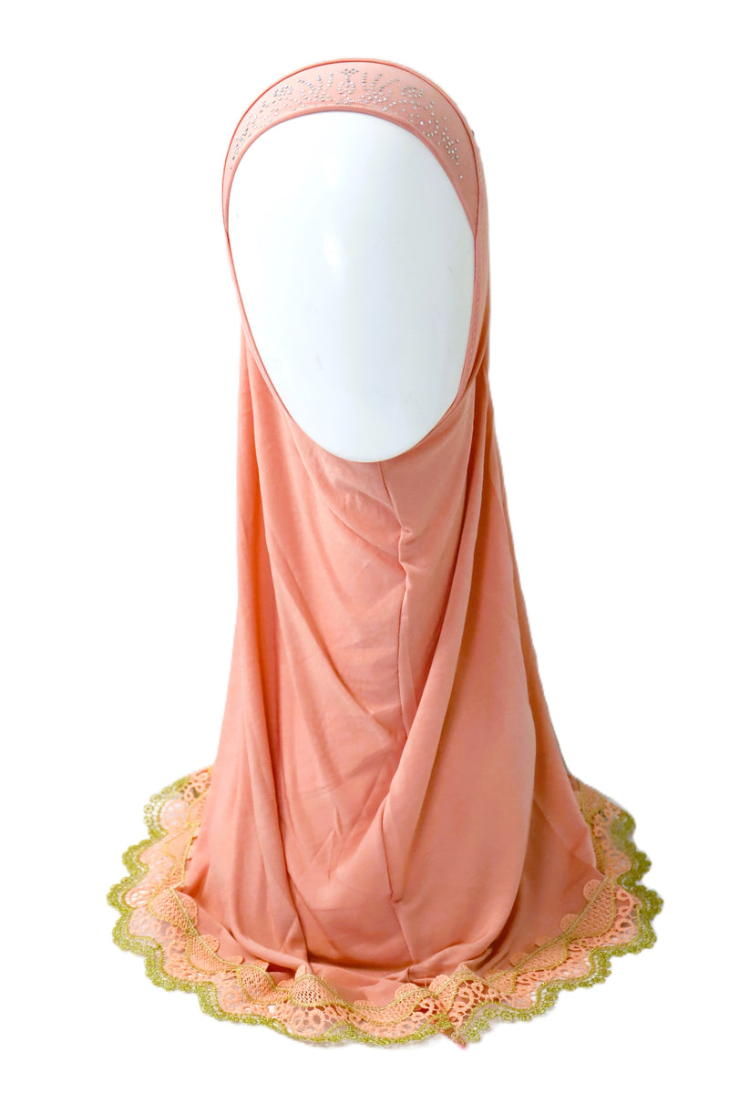 Hijab with Patterns & Designs | 10 Colours | MEDIUM