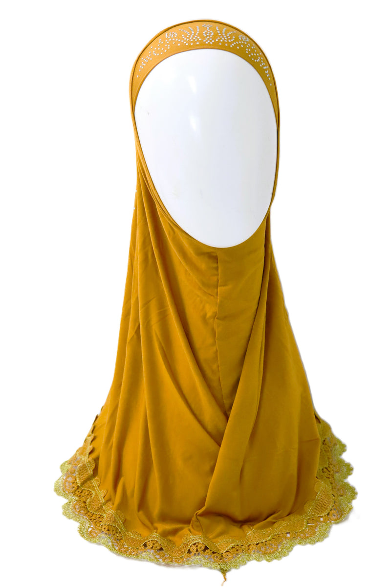 Hijab with Patterns & Designs | 10 Colours | MEDIUM