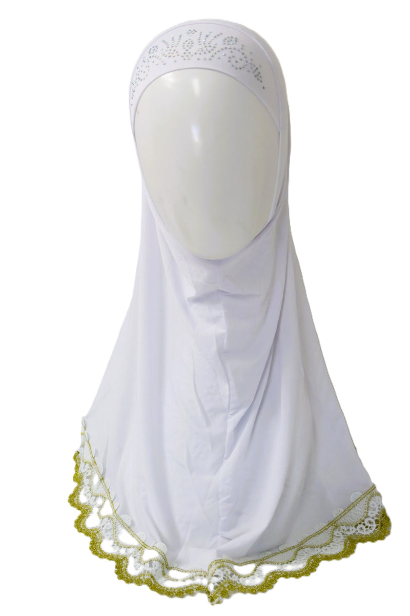 Hijab with Patterns & Designs | 10 Colours | MEDIUM